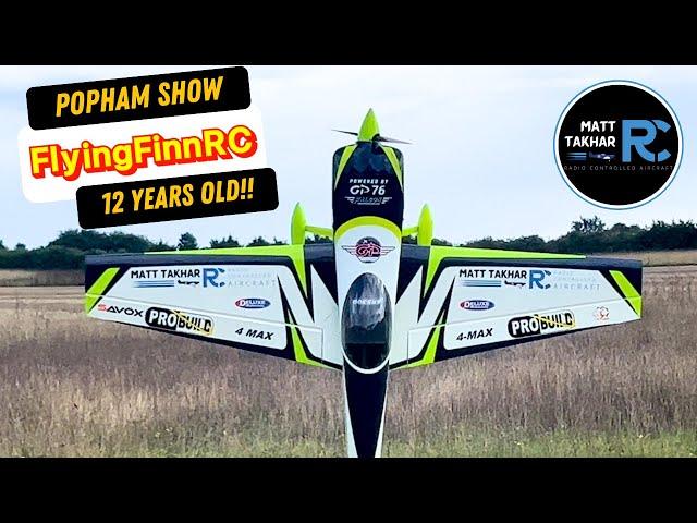 12-Year-Old Finn from Flying Finn RC Stuns with 3D Flying Skills | Popham Airshow 2024