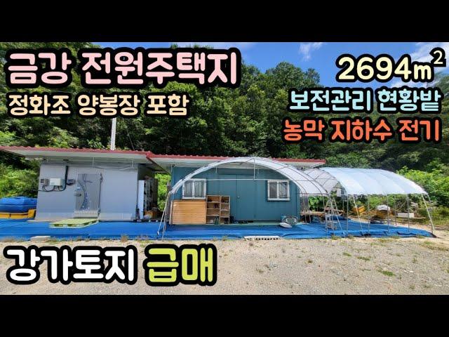 (매물번호13793) 옥천부동산 2694㎡(815) 옥천땅 옥천토지매매매물 시골땅 촌땅 강가토지 산속 싼땅 농막 집터 전원주택지 대전토지 청주땅 대전땅 보은부동산 1억1천만원