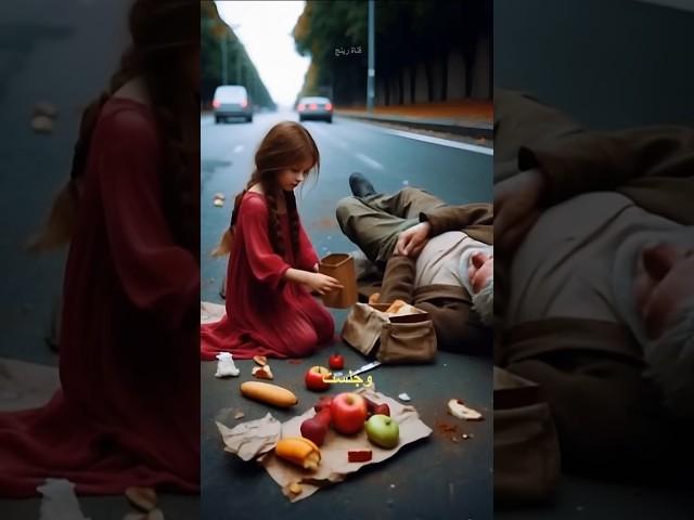 طفلة صغيرة تُنقذ رجلا مسنًا.. وتُعلم والدها معنى التواضع ! 