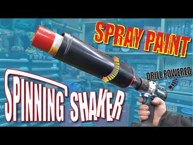 EASIEST Spray Paint Can Shaker Stirrer BUILD drill powered
