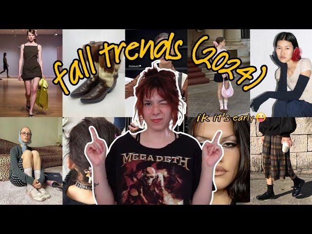 let's chat 2024 fall fashion trends! (chartreuse accents, ballerina pink, western influence + more)