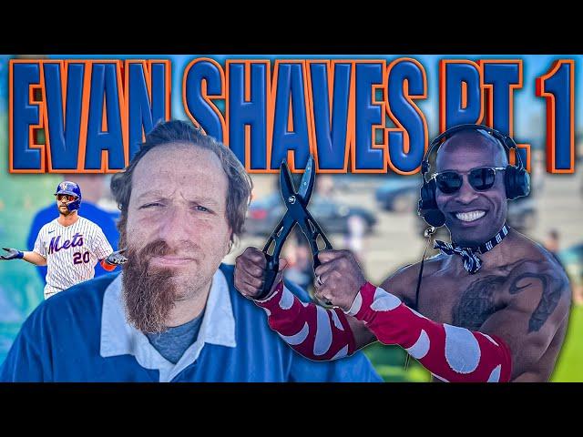 Tiki Barber Shaves OFF Evan's Beard! (Part 1)