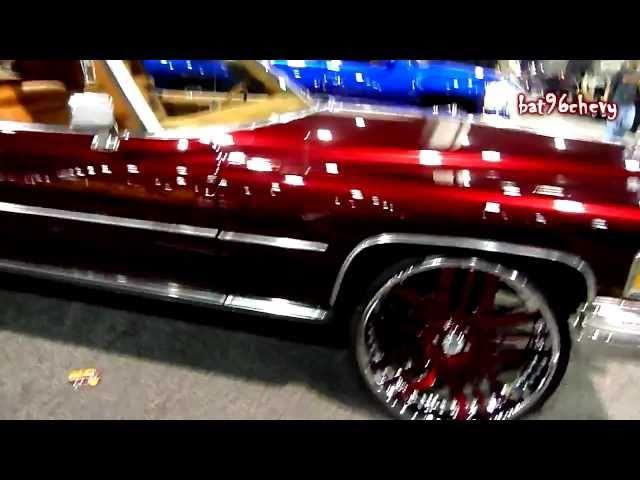 Candy Brandywine Cadillac Coupe De Ville on 26" Asantis: V103 Car Show 2011 - HD