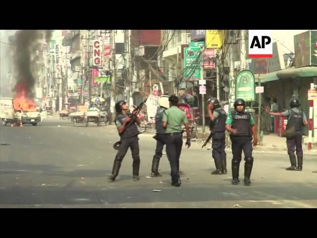 Clashes following the execution of opposition leader Abdul Quader Mollah