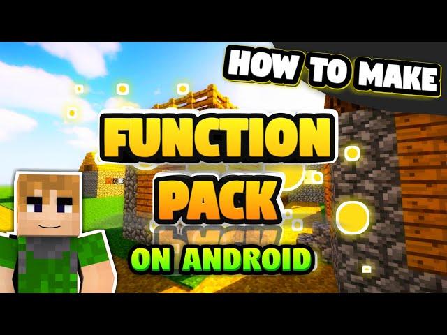 How to make function pack on mcbe