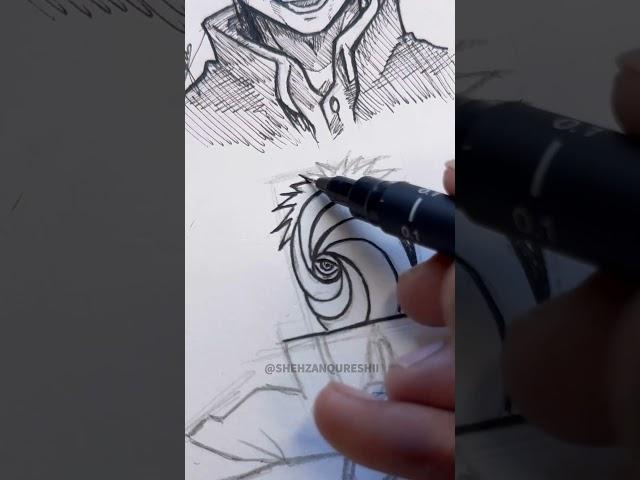 Drawing Obito Uchiha #obitouchiha #obito