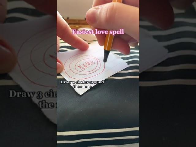 Easiest Love Spell TikTok thewitchevie