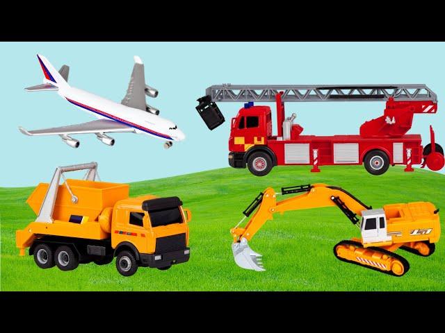 Vehicles For Kids - Learn Vehicle Names - Cars for Kids Excavators for Kids - Learning Vehicle Names