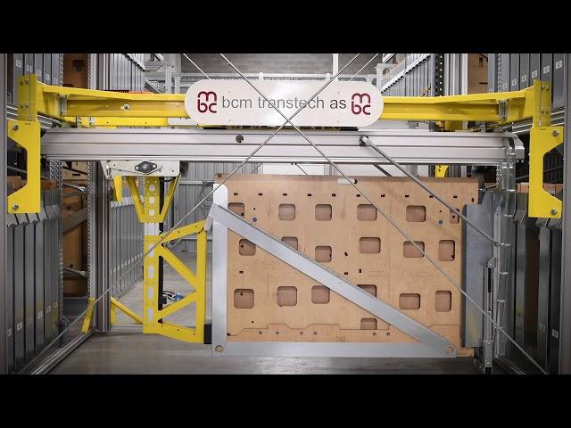 Fully Automatic Flat Bed Cutting Die Storage by bcm transtech as