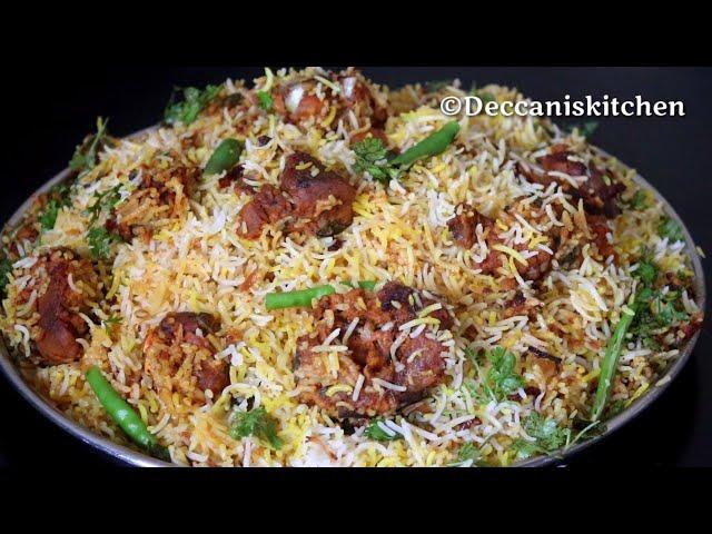 Hyderabadi Mutton Dum Biryani (Kachche Gosht ki Biryani) Perfect Hyderabadi Biryani At Home