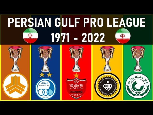 #212 IRAN • PERSIAN GULF PRO LEAGUE • WINNERS LIST [1971 - 2022]