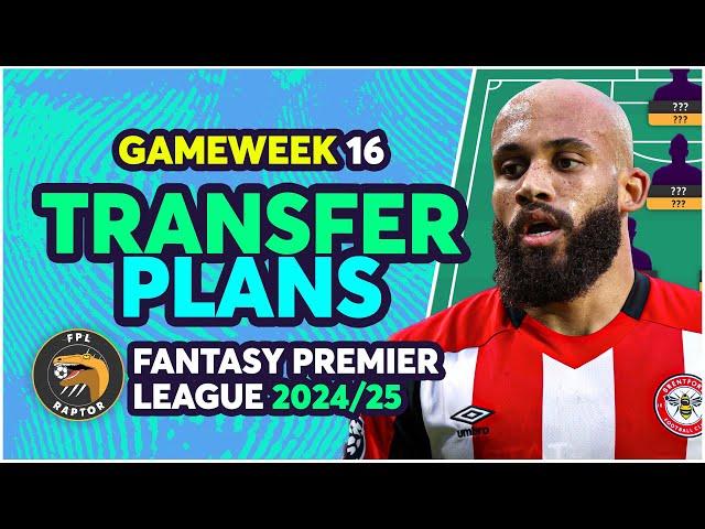 MY FPL GAMEWEEK 16 TRANSFER PLANS | 3 FREE TRANSFERS!  | Fantasy Premier League Tips 2024/25