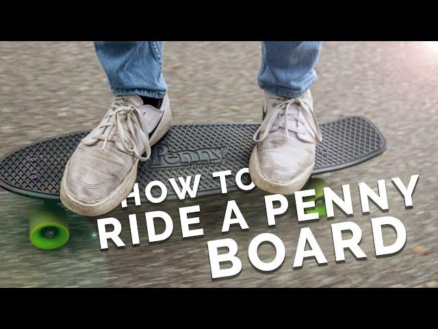 How to Ride a Penny Board with NO skateboarding skill! ( Or any small Board)