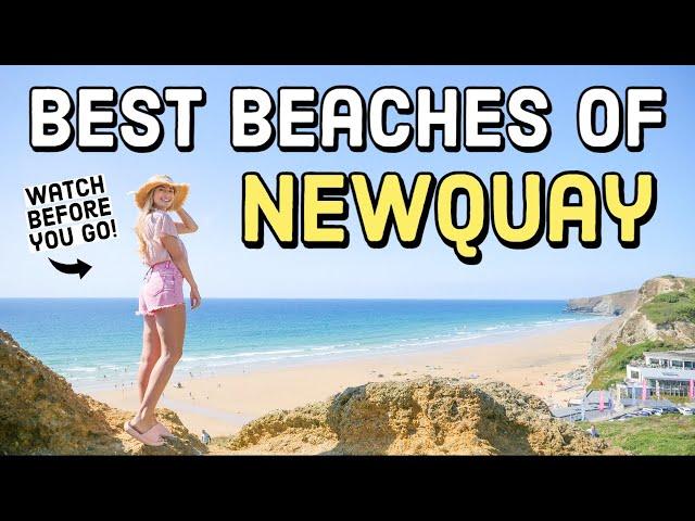 Best of Newquay Beaches, Cornwall! Beach Guide for a Great Newquay Holiday | Cornwall Vlog