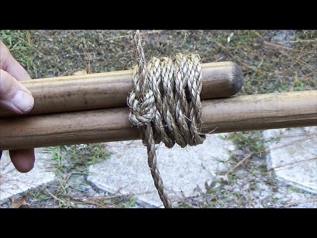 Scouting America: How to Tie a West Country (Half Knot) Round Lashing