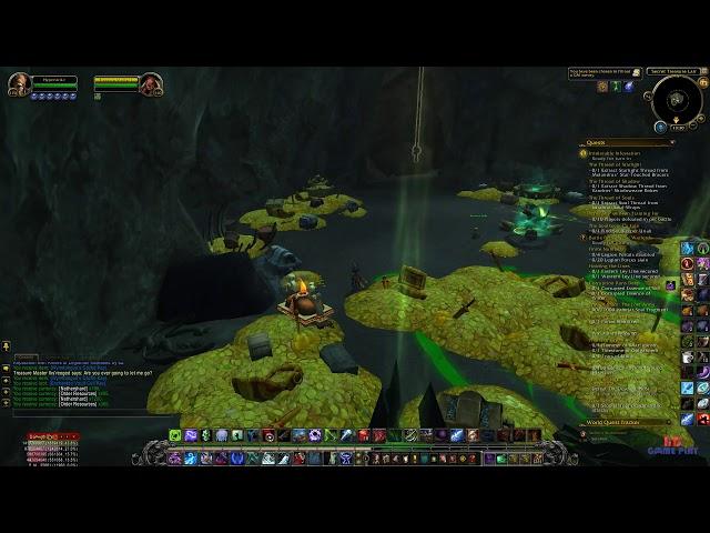 WOW BFA Treasure Master Iks'reeged Opening 5 Treasure Chests for Epics