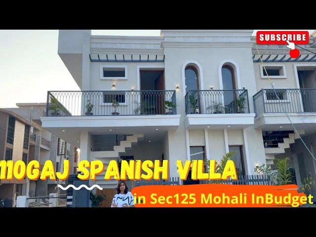 Must Watch CORNER 110Gaj 22×45 Designer Villas in Sec125 Mohali