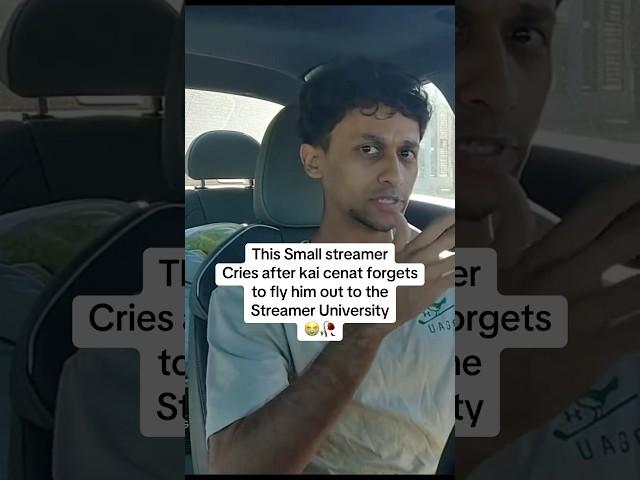 This Small Streamer Cries after kai cenat forgets to fly him out to the Streamer University 