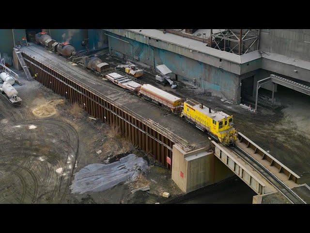 Steel Mill Trains inside Indiana Harbor and Gary Works