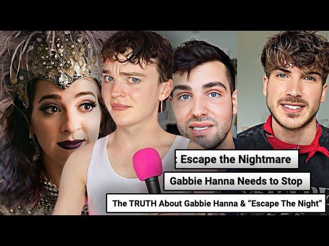 'escape the nightmare' lore explained (gabbie hanna vs joey graceffa vs daniel preda)