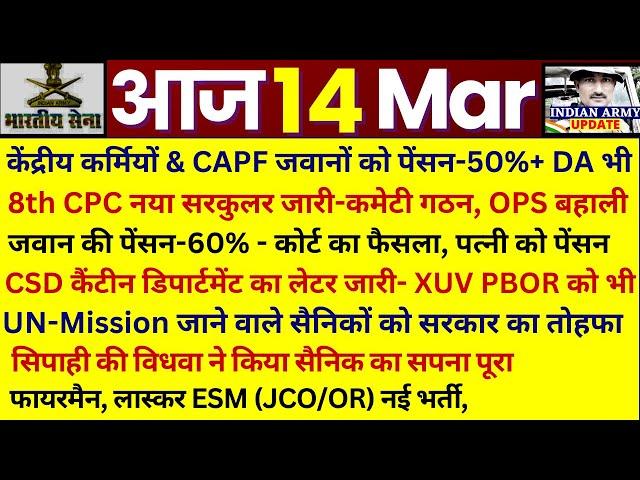 50% + DA from 1 April 2025 as per AICPIN | Circular issued on 8th CPC | List issued from CSD to C...