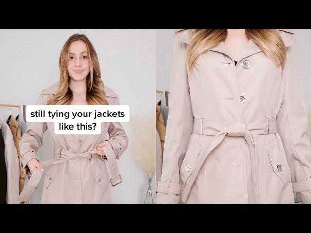 Stop Tying Your Jackets like This!