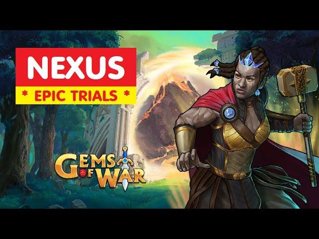 Gems of War NEXUS Epic Trials! Team Order and Best Strategy!