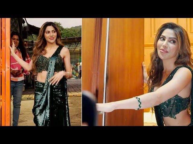 Nikki Tamboli Spotted In Filmcity For Shoot | MS shorts