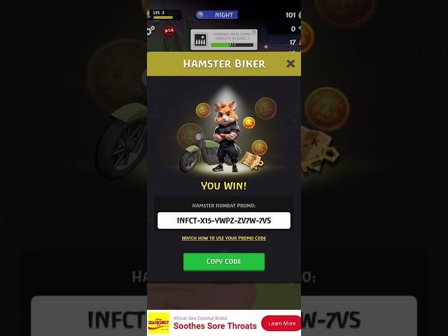 Sida Hamster Kombat game code ka loo helo