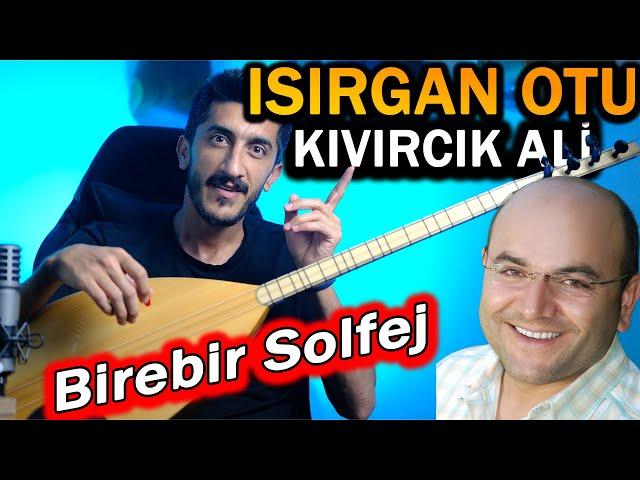 ISIRGA OTU SOLFEJ SAZ NOTALARI | KIVIRCIK ALİ Isırgan Otu Bağlama Solfej Dersi