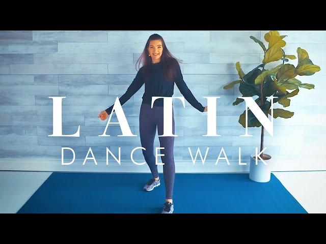 Walking Workout &  Latin Dance Inspired Exercises for Beginners & Seniors