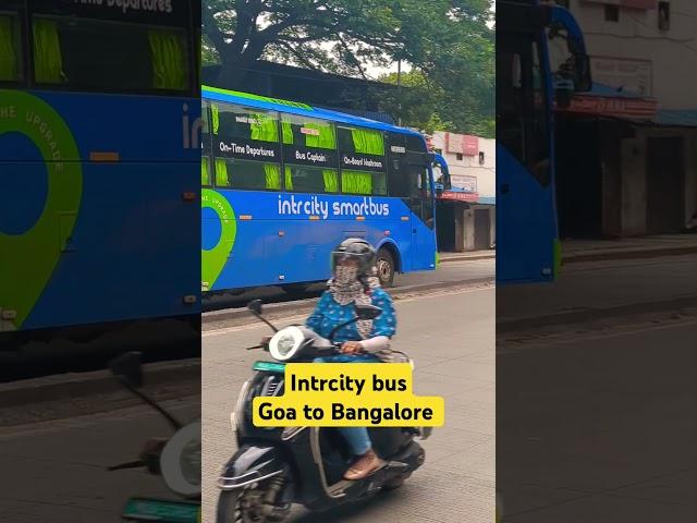 Goa to Bangalore intercity bus