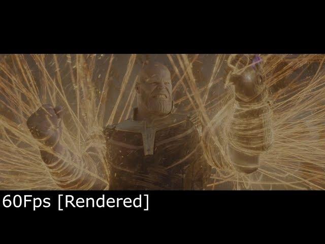 Dr. Strange vs Thanos - Infinity War [24fps-60fps] Comparison