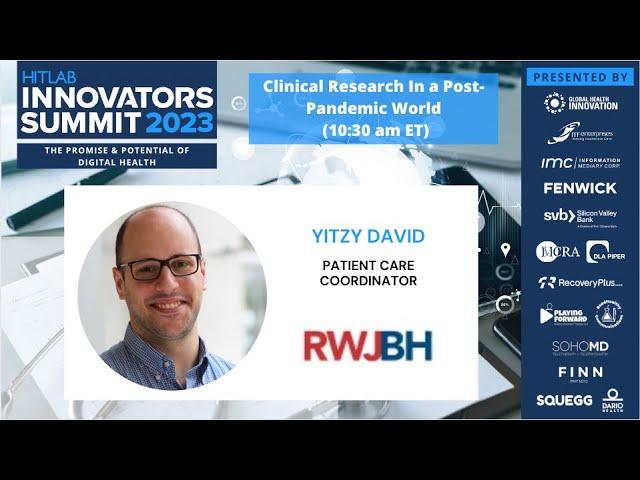 HITLAB Digital Health June Summit 2023 Yitzy David