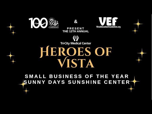 Small Business of the Year - Sunny Days Sunshine Center