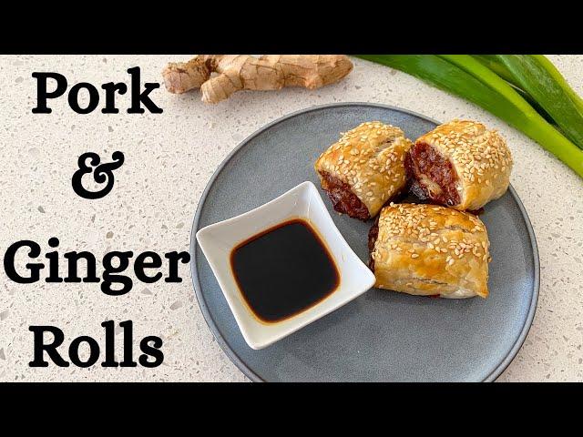 Pork and ginger rolls || Recipe || Holistic Living Downunder