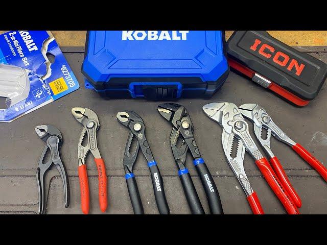 Kobalt mini cobra and pliers wrench pliers set  (knipex clones)