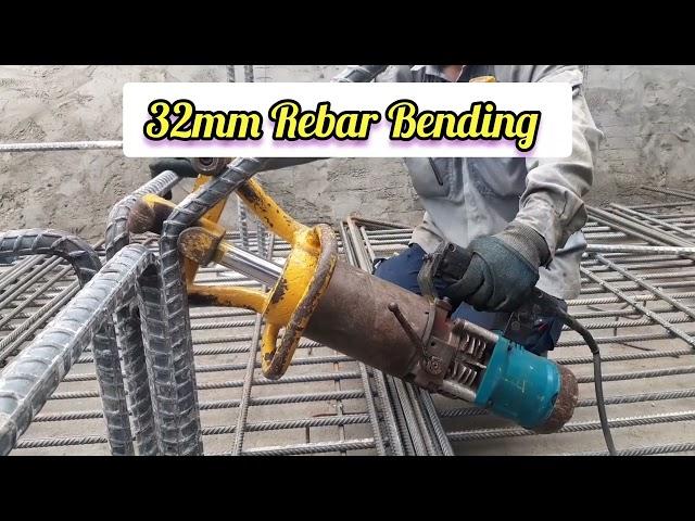 32mm Rebar bending process