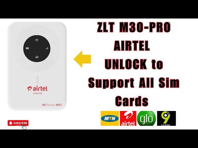 ZLT M30-PRO AIRTEL UNLOCK to Support All Sim Cards || Support MTN/GLO/AIRTEL/ETISALAT etc #ZLTM30PRO