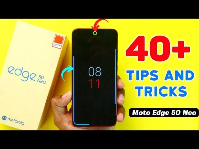 Motorola edge 50 Neo Tips and Tricks || Motorola edge 50 Neo 5G 40+ New Hidden Features in Hindi