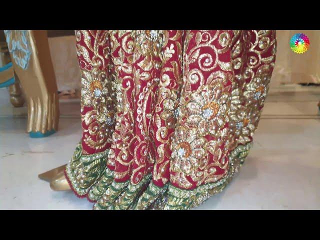 Heavy Bridal Wear Designer Saree in Zari Work & Stone Work || Zarang Saree || #zarangsaree