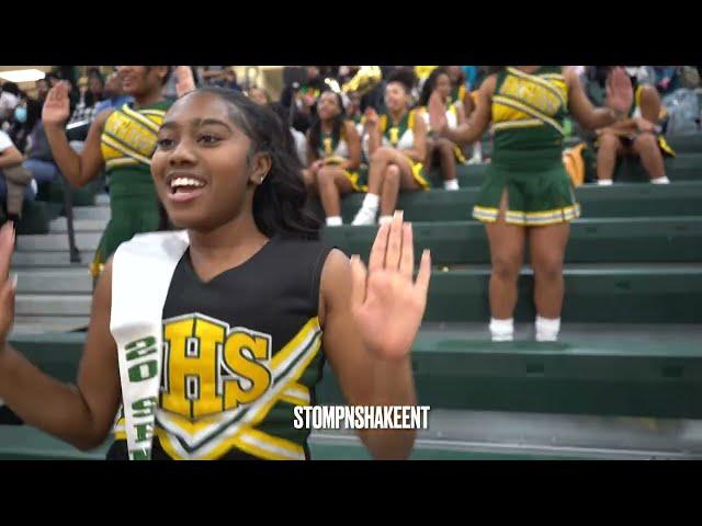 STOMP 'N SHAKE CHEERLEADERS REALLY TURN THE GAME UP! INDEPENDENCE VS. ROCKY RIVER