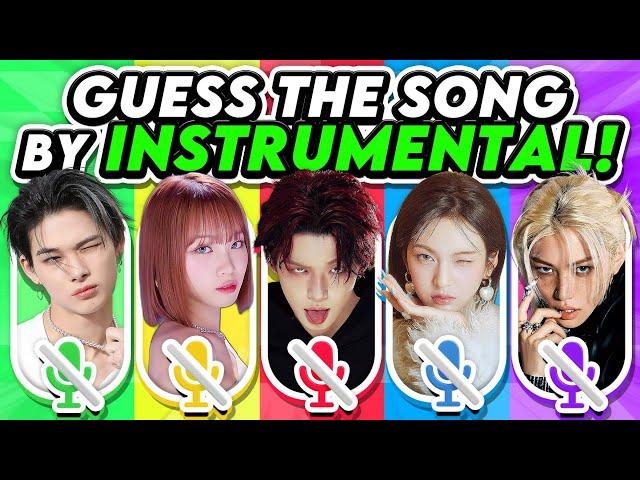 GUESS THE SONG BY INSTRUMENTAL (Super Easy - Hard) | KPOP QUIZ 