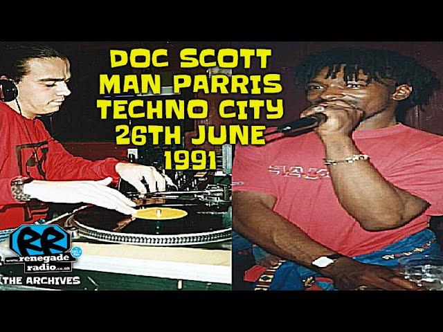 Doc Scott & Man Parris | Techno City @ Occasions Nightclub, Sheffield | 26 June 1991 | HARDCORE RAVE