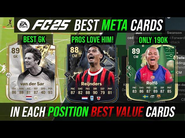 BEST VALUE META OP CARDS THAT PERFORM BETTER THAN THEIR STATS IN EACH POSITION - FC 25