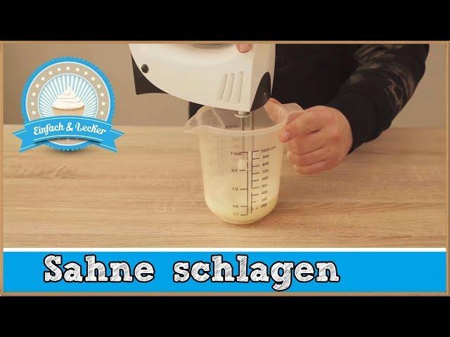 Sahne schlagen - SO gelingt es immer 