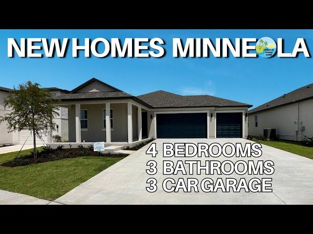 Beautiful 4 Bedroom Florida Homes for Sale. New Construction Home Tour in Minneola Florida.