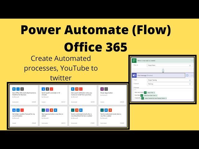 Power Automate, (Flow) in Microsoft Office 365