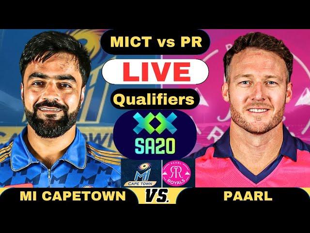 Live MI Cape Town vs Paarl Royals T20 Match | MICT vs PR Live Match SA20 League 2025