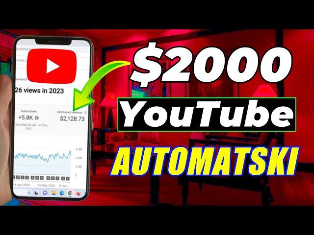 Zradite +2000Є Mesecno Preko YouTube (Automatski)